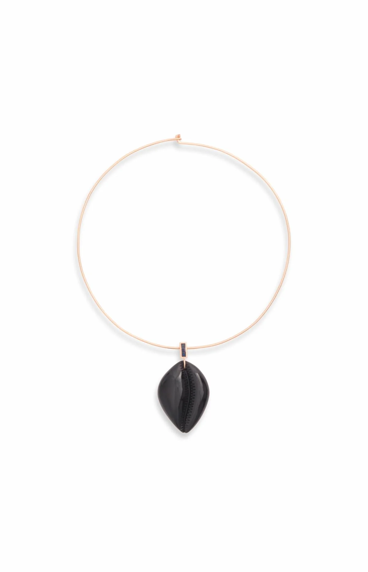 Dezso Wave Gold Wire Necklace - Image 3