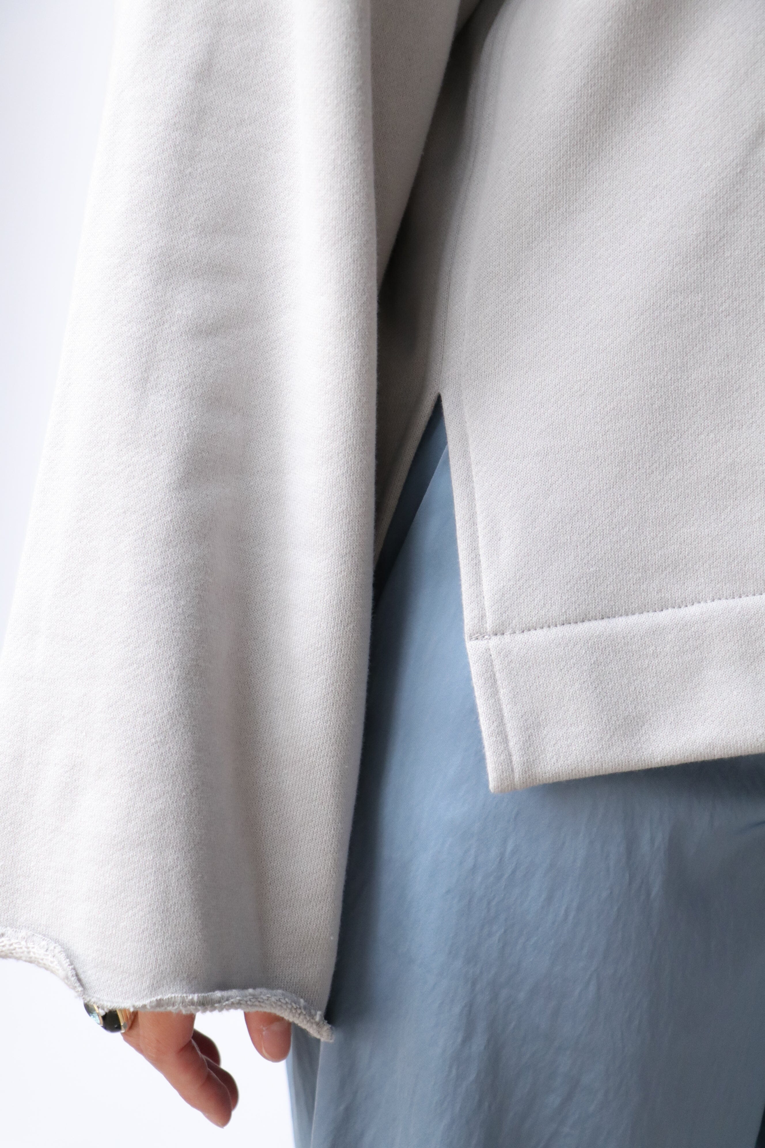 Gauchere Oversized Raw Edge Turtleneck Sweater - Image 3