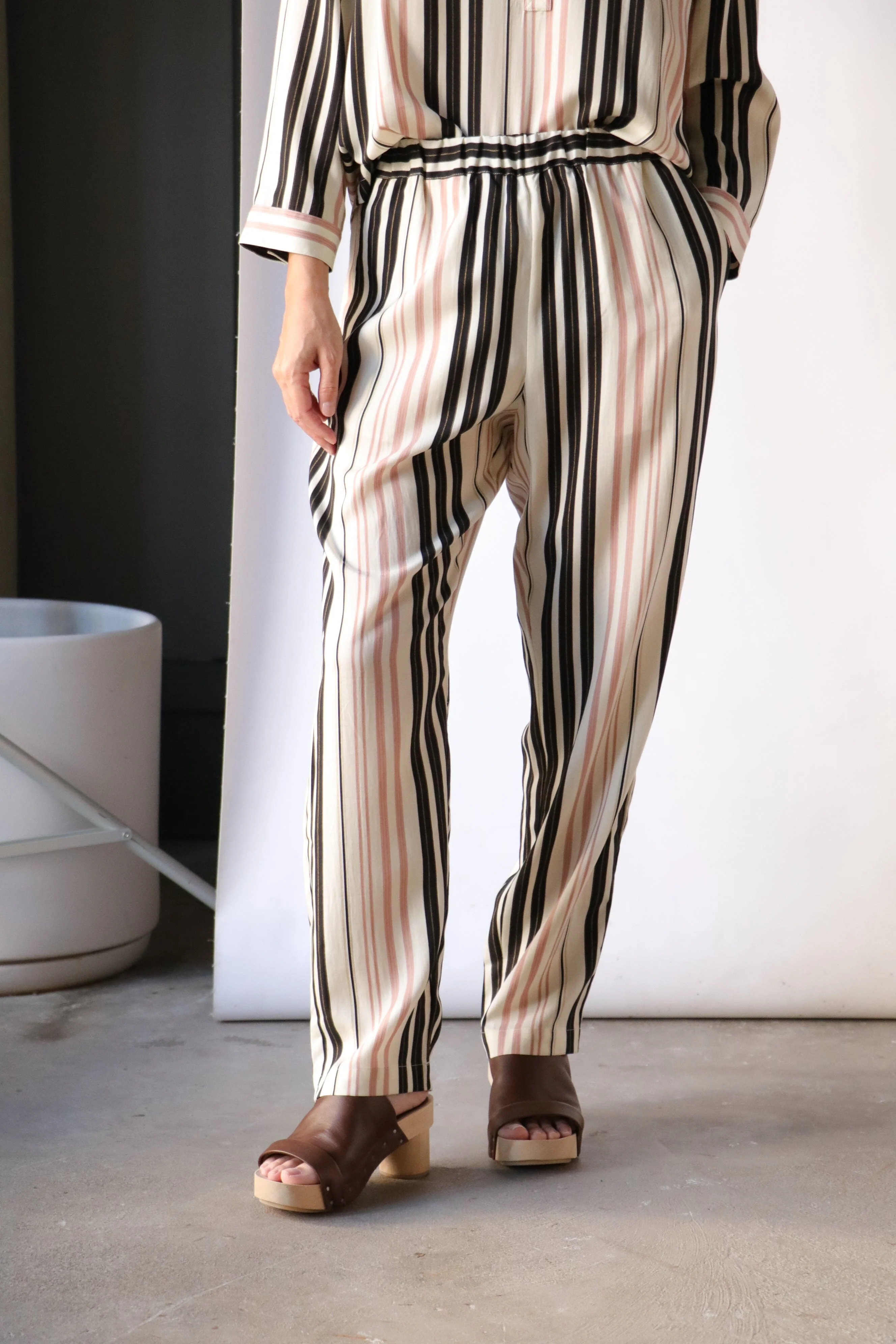 Raquel Allegra Fez Pant in Savanna Ecru - Image 3